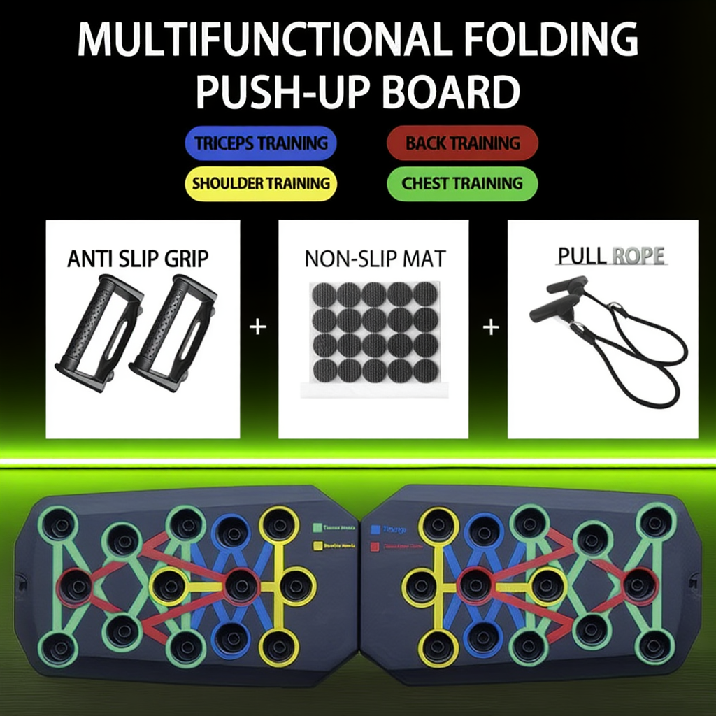 Push-Up Board 9-in-1