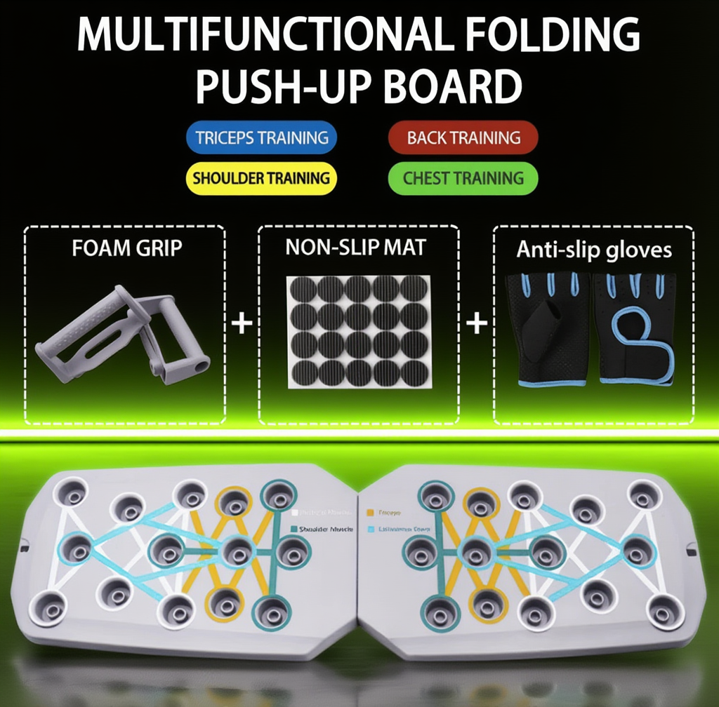 Push-Up Board 9-in-1