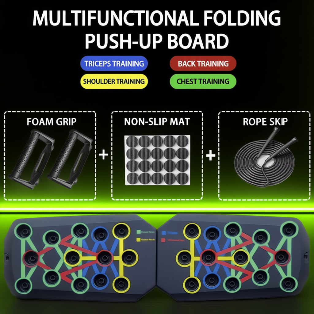 Push-Up Board 9-in-1