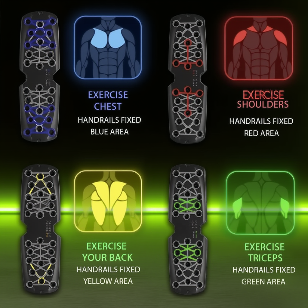 Push-Up Board 9-in-1