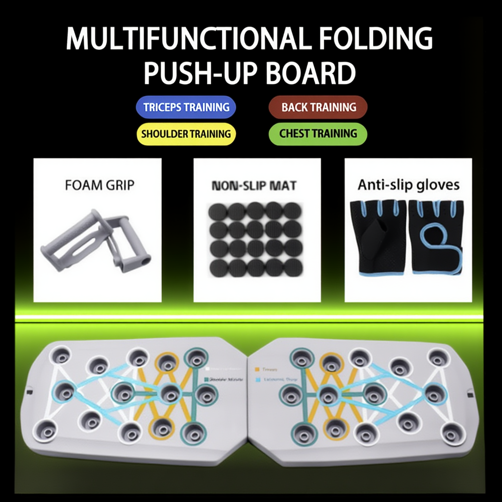 Push-Up Board 9-in-1